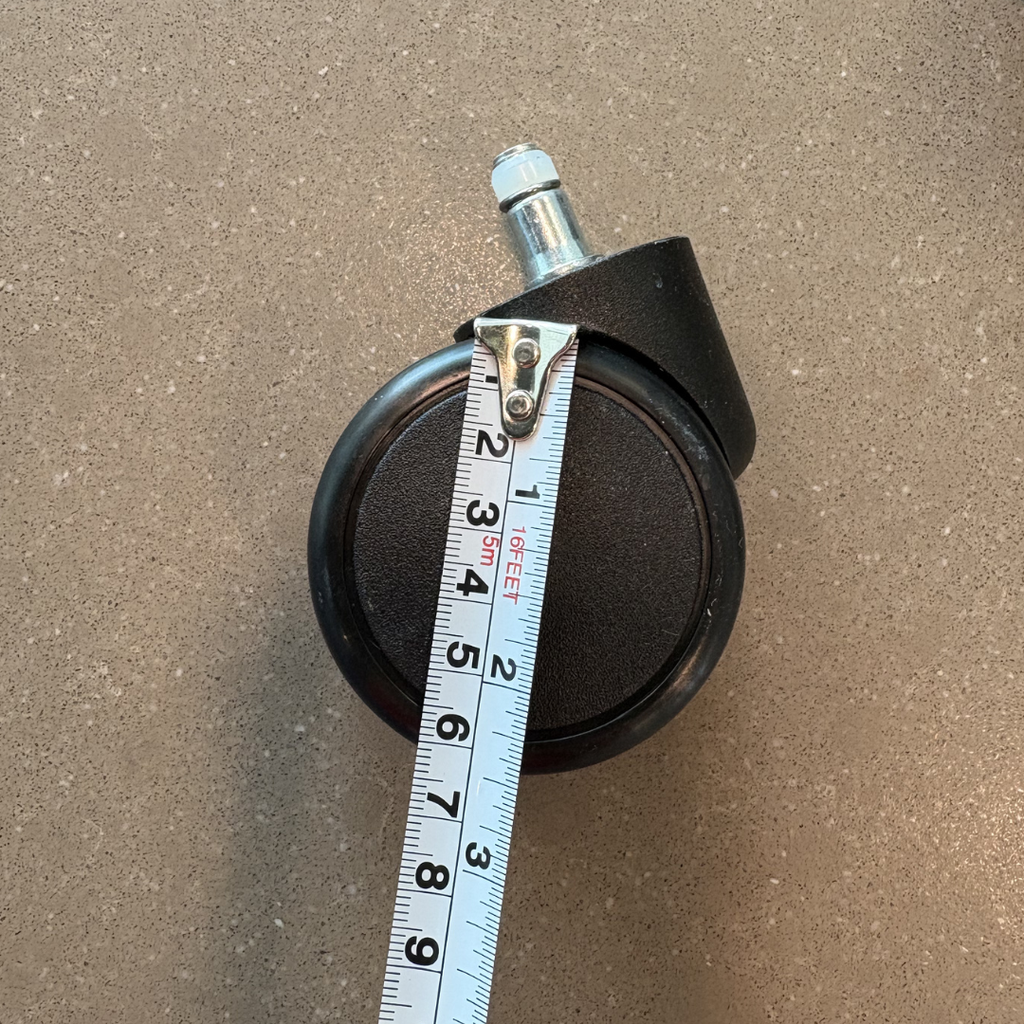 Wielen HAG Sofi/Futu, Ø65 mm voor zachte vloeren (tapijt)
