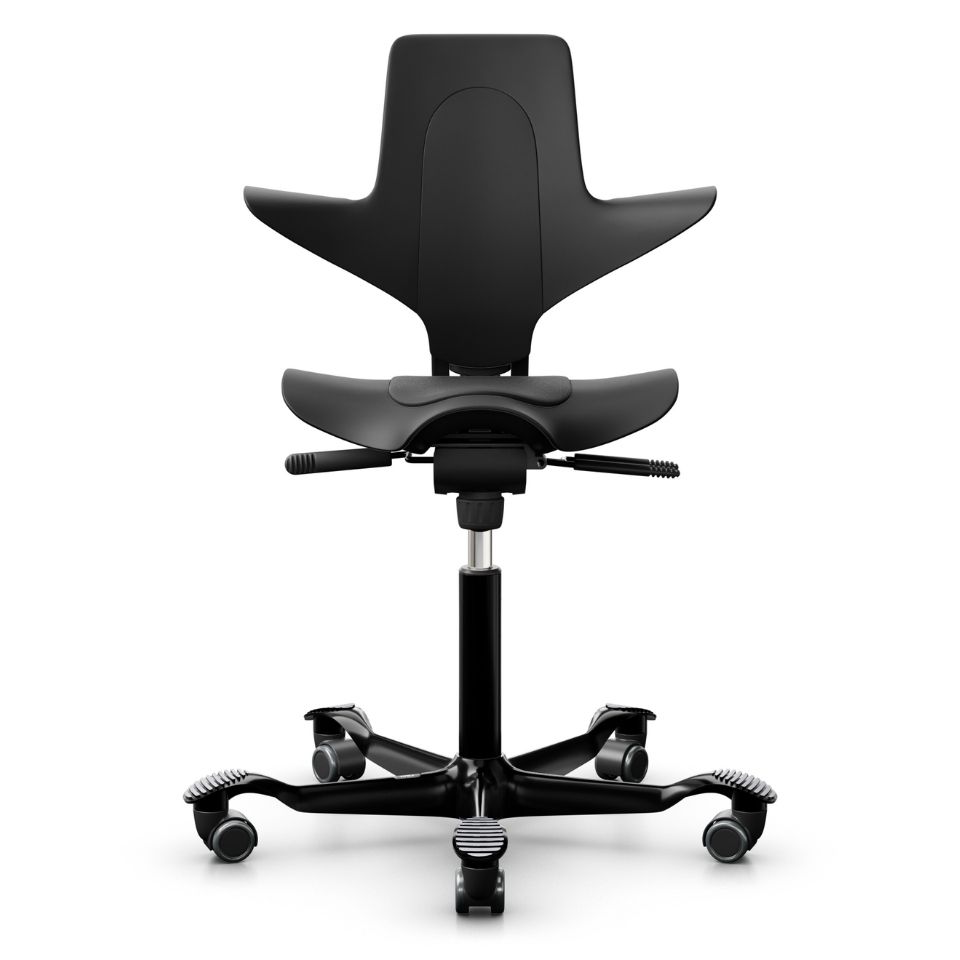 HAG Capisco Puls 8010 Noir Similicuir PUxx 21.5816