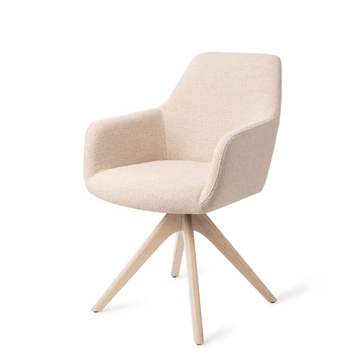 Chaise Hiroo – 4 pieds bois pivotant (revolve)