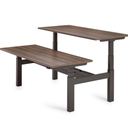 Flex 3+ bench sit-stand desk for 2 people with T-leg